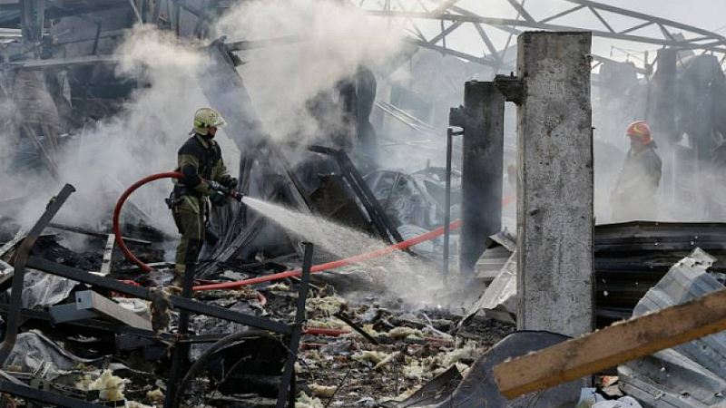 В резултат на руския терор са нанесени щети на жилищни