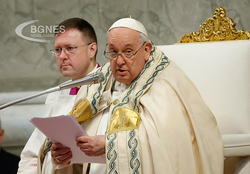 Снимка: Папа Франциск: Договореният мир в Газа и Украйна е по-добър от дъ...