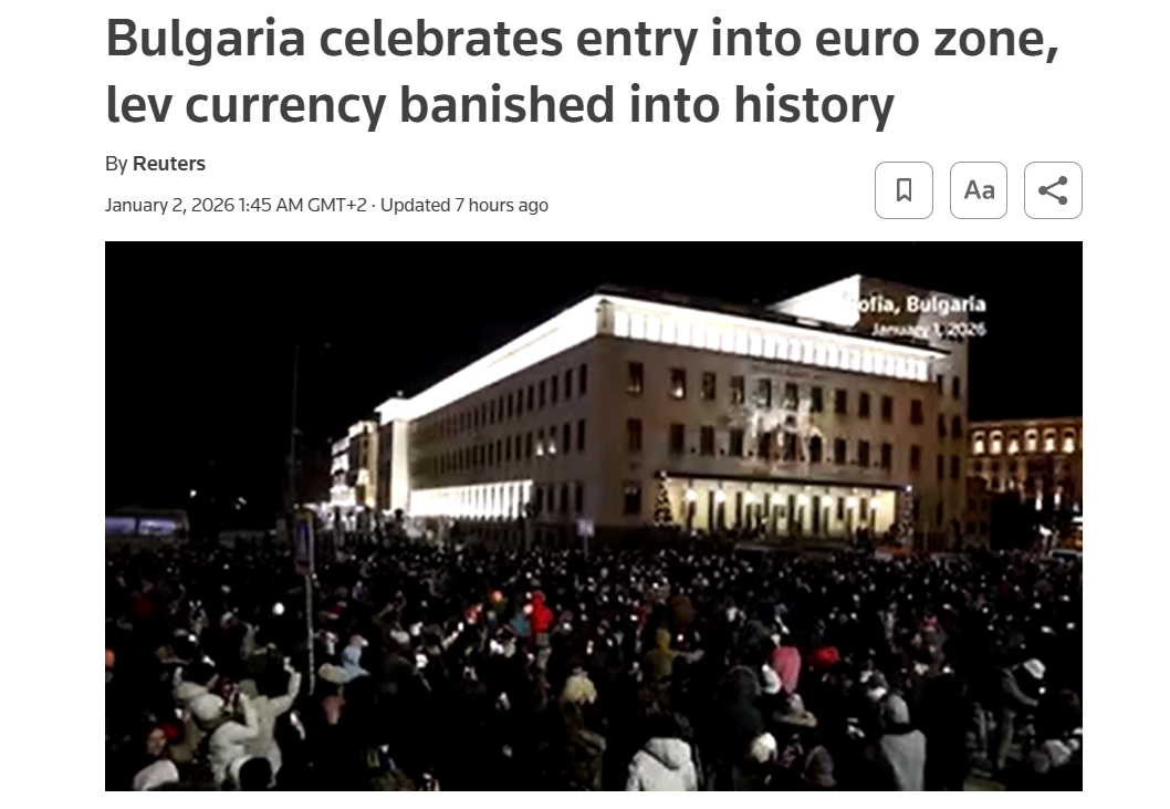 Reuters Левът отива в историятаReuters пише как България посрещна влизането