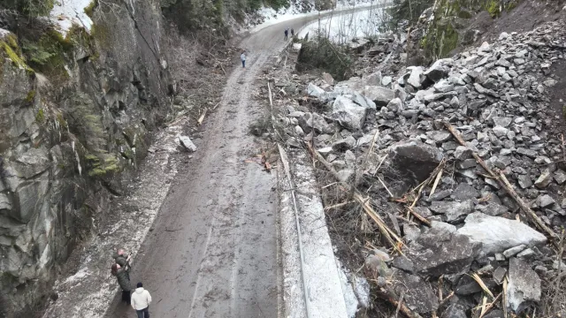 По голямата част от засегнатия участък на територията на община