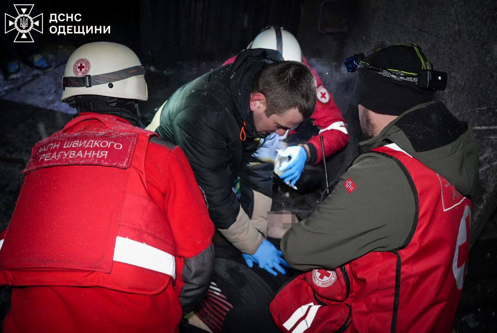 Южният град Одеса е бил подложен на мащабна атака с