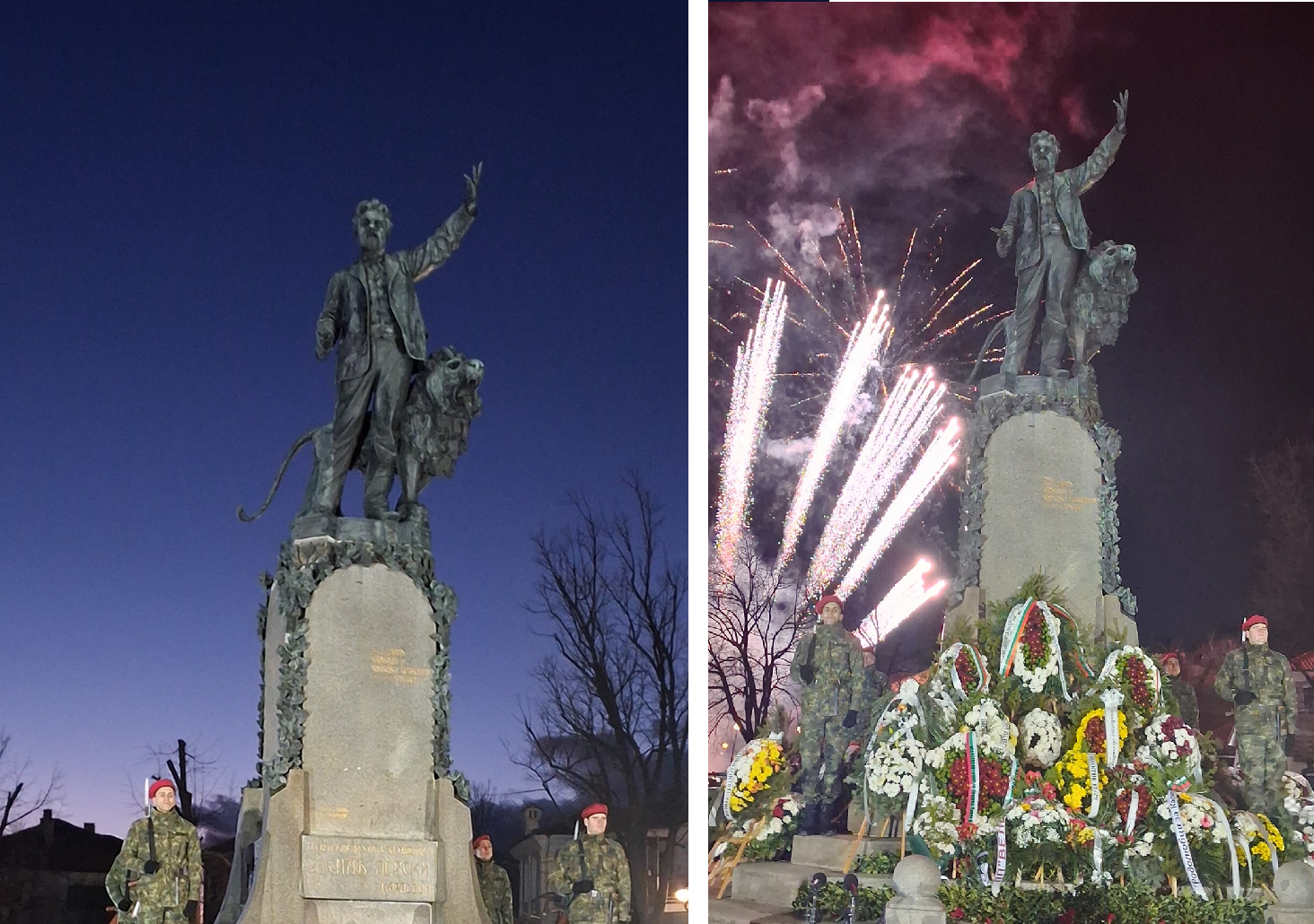 Кулминацията в родния град на Апостола беше тържествената заря проверка