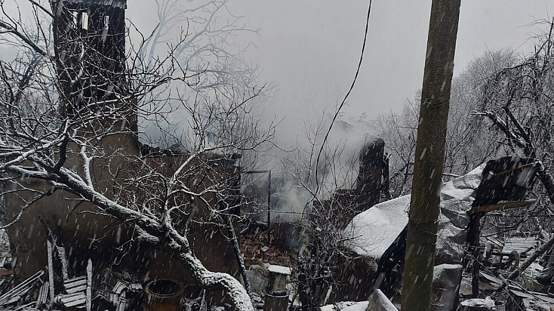 В момента на пожара в нея е имало двама възрастни