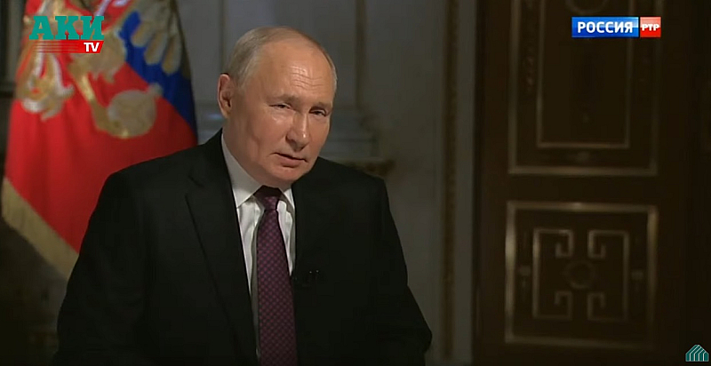Путин, който говори само дни преди изборите на 15-17 март,