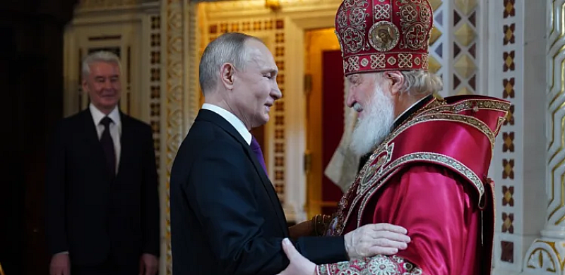 Московският патриарх Кирил глава на Руската православна църква РПЦ представи