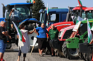 Лозари и винари на протест край Поморие