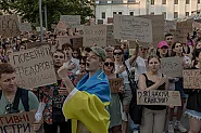 Протести в Украйна за оставка на главнокомандващия Олександър Сирски