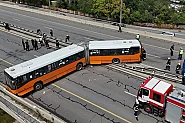 Инцидентът с автобус на „Цариградско шосе“: Основната версия е технически проблем