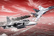 Швед над Полтава:  Gripen срещу Су-35C – кой кого ще надхитри и унищожи?