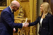 Михаела Доцова се срещна с италианския си колега Лоренцо Фонтана в Рим