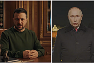Какво казаха Зеленски и Путин в новогодишните си речи? /видео/