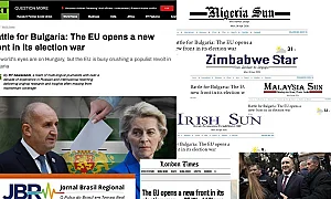 „Медии“ от четири континента с еднакви текстове за Радев, съмнения за кампания