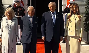 Чарлз III в САЩ при засилена охрана и напрежение преди ключова реч