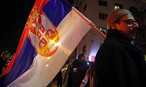 Обиск в Ректората на Белградския университет предизвика напрежение и протести