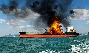 Дрон атакува гръцки танкер в Черно море, снаряд удари кораб в Ормузкия проток