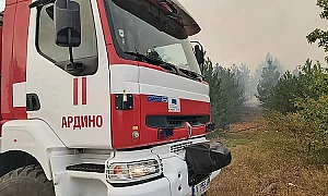 Пламъци в Странджа: Пожар избухна край Петрова нива