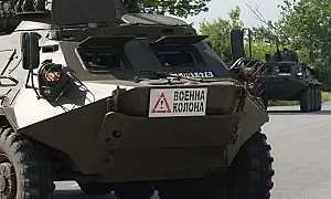 Военни колони на Франция и САЩ преминават през България