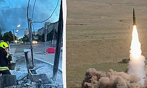 Нова масирана атака срещу Киев с балистични ракети