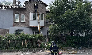 Руски двоен удар в Запорожие – дронове атакуваха спасители, има загинал и ранени