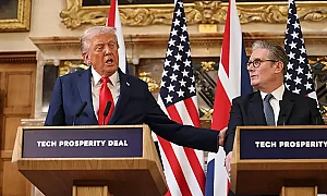 Тръмп видя „трагични грешки“ в политики на Великобритания, Стармър се зарече да не кляка