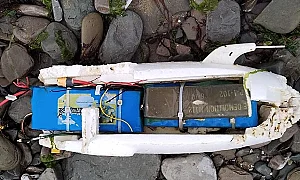 Унищожиха останки от боен дрон на плажната ивица близо до комплекс Елените