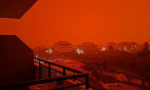 Сахарски прах обгърна Крит. Пренасочват полети, въздухът – опасно замърсен