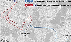 Пускат нова автобусна линия между „Манастирски ливади“ и „Студентски град“