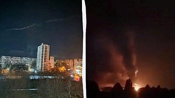 Русия и Крим под масивна атака: Горят нефтени депа и електроцентрали