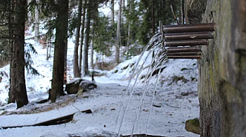 Край яз. Доспат – тишина, сняг и чешмите с живот, оставени за следващия