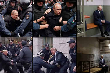 Мечтаете да видите Путин и Тръмп арестувани? Midjourney направи това възможно