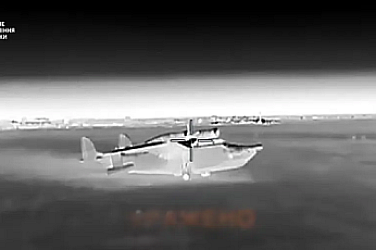Украйна нанесе исторически удар по руски Бе-12 в окупирания Крим