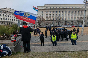 Двама задържани след сутрешния протест на 