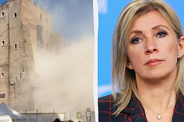 Захарова цинично се подигра на срутването на кулата в Рим. Италия реагира: Отвратително!