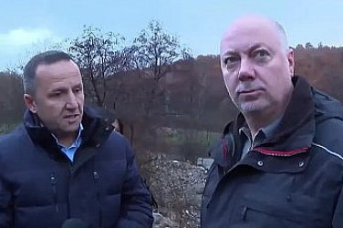 Росен Желязков провери щетите от наводненията в Симитли на терен