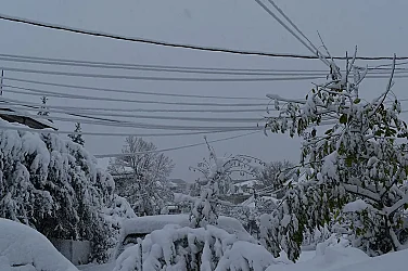10 населени места в Плевенско без ток заради снега