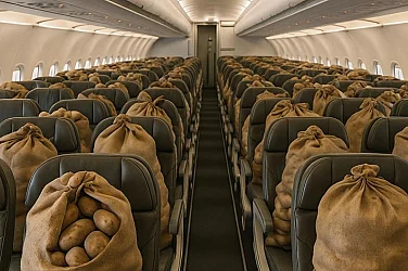 Коригираха с картофи безжичния интернет в самолет