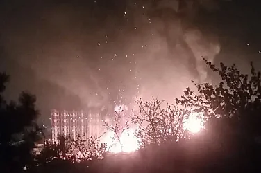 Украински дронове удариха петролна база в руския Туапсе