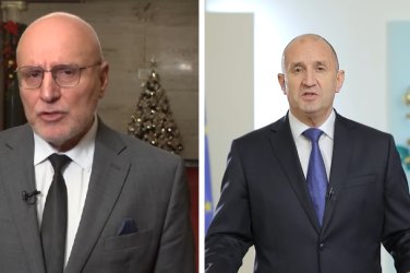 Две речи за еврото, две Българии: Aплодисменти за Радев от БНБ, освирквания за президента