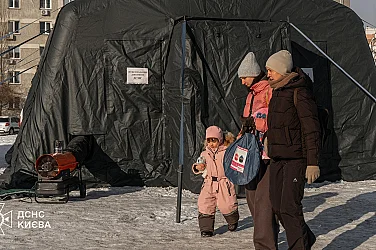 600 000 души са напуснали Киев през януари заради руските атаки и липсата на отопление