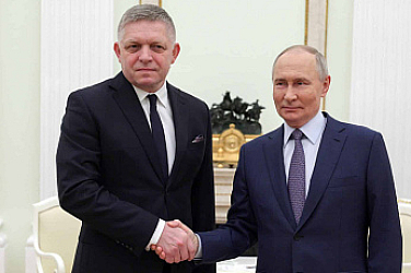 Путин и Фицо се срещнаха в Пекин: Москва отново отхвърли членство на Украйна в НАТО