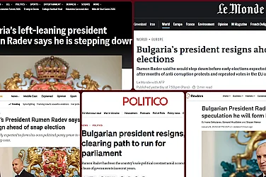 Коментари от западни медии за оставката на Румен Радев и изявлението му