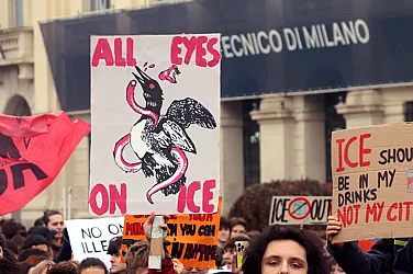 Протести срещу присъствието на ICE в Милано преди откриването на Олимпиадата