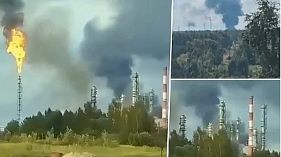 Украински дронове удариха най-големия завод за втечнен нефтен газ в Сибир
