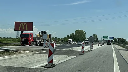 Временна организация на движението влиза в сила по основни магистрали