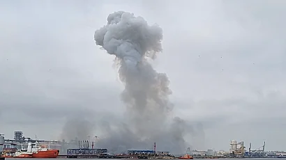 Морски дрон с експлозиви избухна в пристанище Констанца