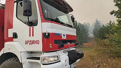 Пламъци в Странджа: Пожар избухна край Петрова нива