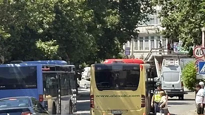 Автобус уби 67-годишна жена в центъра на Велико Търново, районът е блокиран