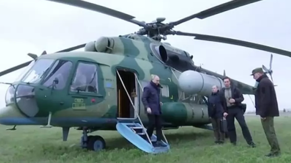 Край Курск вертолетът на Путин е атакуван от украински дронове