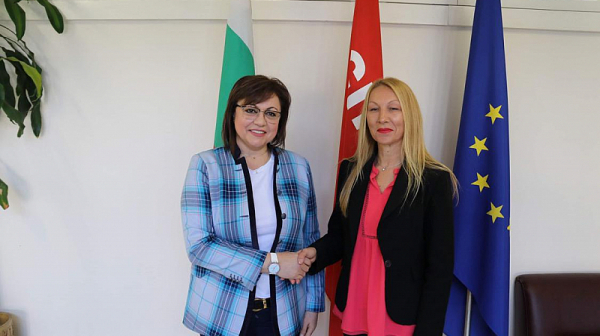 Корнелия Нинова се срещна с кандидат-кмета на БСП за Мъглиж