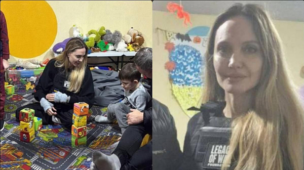Анджелина Джоли пристигна в Херсон: Помага на украински деца